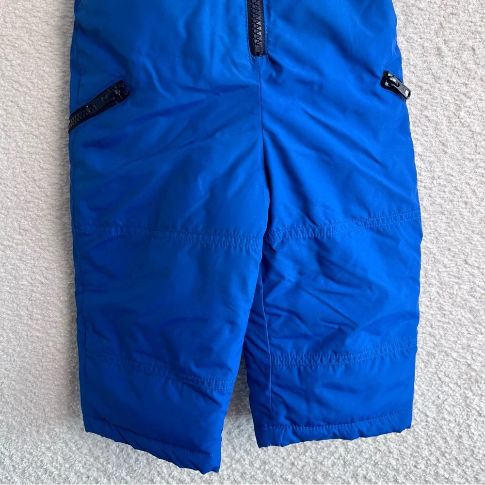Gymboree NWT Infant‎ Snow Suit Ski Bib Blue Snowsuit Size 6-12 Months
